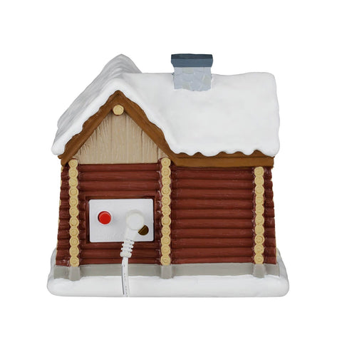 Lemax Vail Village Table Accents Lemax Snowshoe Cabin, Ac Adaptable