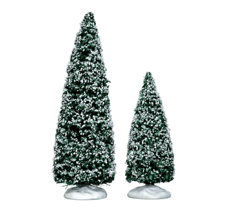 Lemax Mini Scene Decoration Lemax Snowy Juniper Decoration Medium and Small