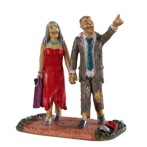 Lemax Spooky Town - Graveyard Partygoers