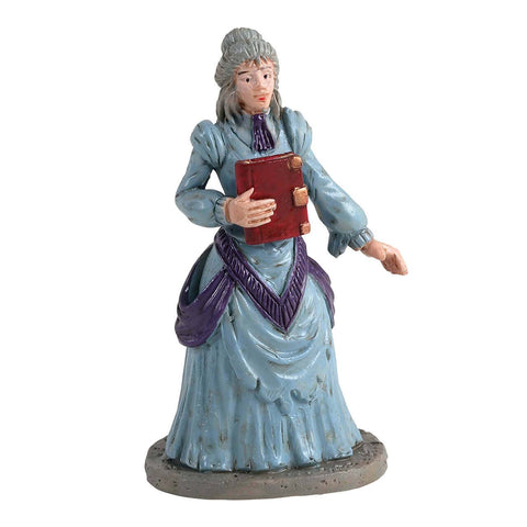 Lemax Spooky Town Figurines Lemax Spooky Town - Miss Terry The Bookstore Owner