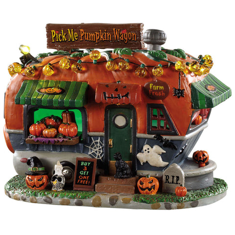 Lemax Spooky Town - Pick Me Pumpkin Wagon, B/O (4.5V)