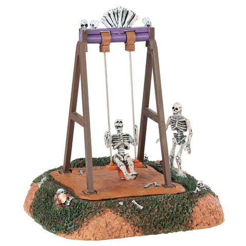 Lemax Spooky Town - Skeleton Swings, B/O (4.5V)
