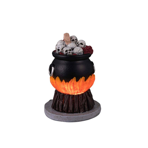 Lemax Spooky Town - Skull Stew Cauldron, B/O (4.5V)