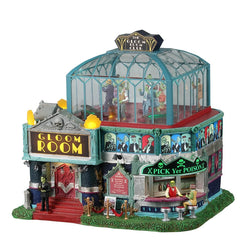 Lemax Spooky Town Sights and Sounds Lemax Spooky Town - The Gloom Room Club, With 4.5V Adaptor