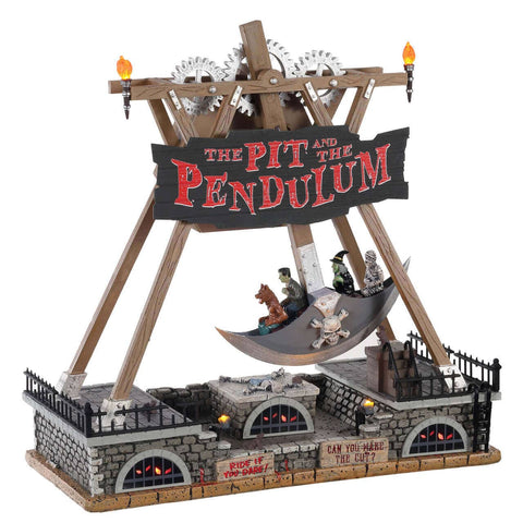 Lemax Spooky Town Lighted Buildings Lemax Spooky Town - The Pit And The Pendulum, With 4.5V Adaptor