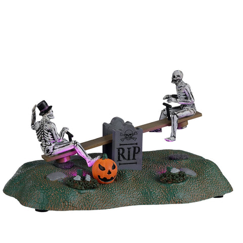 Lemax Spooky Town Table Accents Lemax Spooky Town - Tombstone See-Saw, B/O (4.5V)