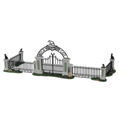 Lemax Spooky Town - Witch Gate, Set Of 5