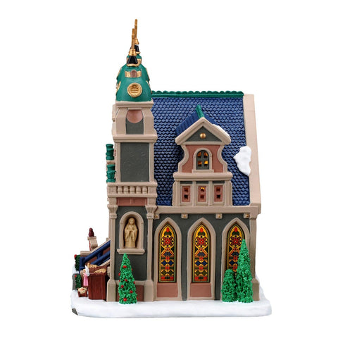 Lemax Caddington Village Lighted Buildings Lemax St.stanislaus Cathedral