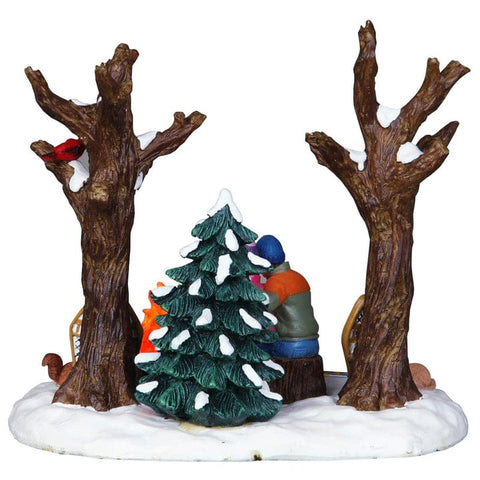 Lemax Christmas Village Table Accent Lemax Staying Warm Lighted Table Accent