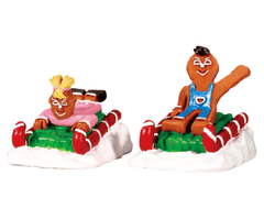Lemax Sugar n Spice Village Lemax Sweet Sledding Decoration