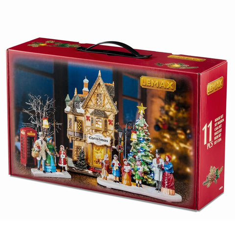 Lemax Caddington Village House Set Lemax Tannenbaum Christmas Shoppe Set