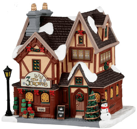 Lemax Caddington Village Lighted Buildings Lemax The 3 Crowns Inn Decoration