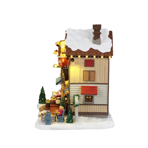 Lemax Harvest Crossing Lighted Buldings Lemax The Cocoa Shanty, B/o (4.5v)