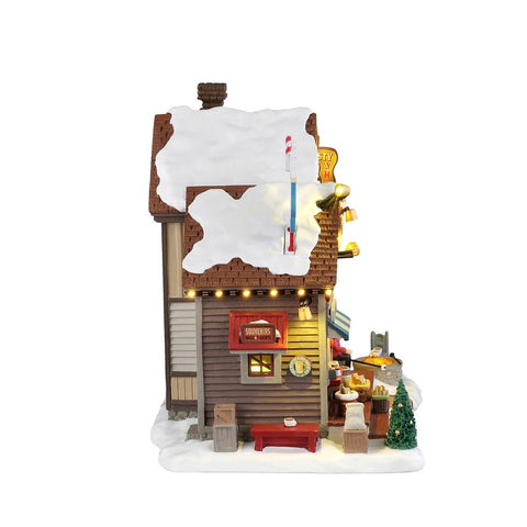 Lemax Harvest Crossing Lighted Buldings Lemax The Cocoa Shanty, B/o (4.5v)