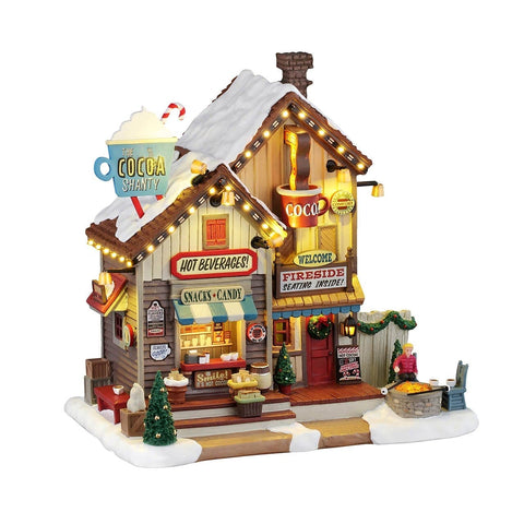 Lemax Harvest Crossing Lighted Buldings Lemax The Cocoa Shanty, B/o (4.5v)