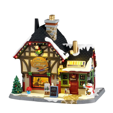 Lemax Caddington Village Lighted Buildings Default Lemax The Creative Cottage