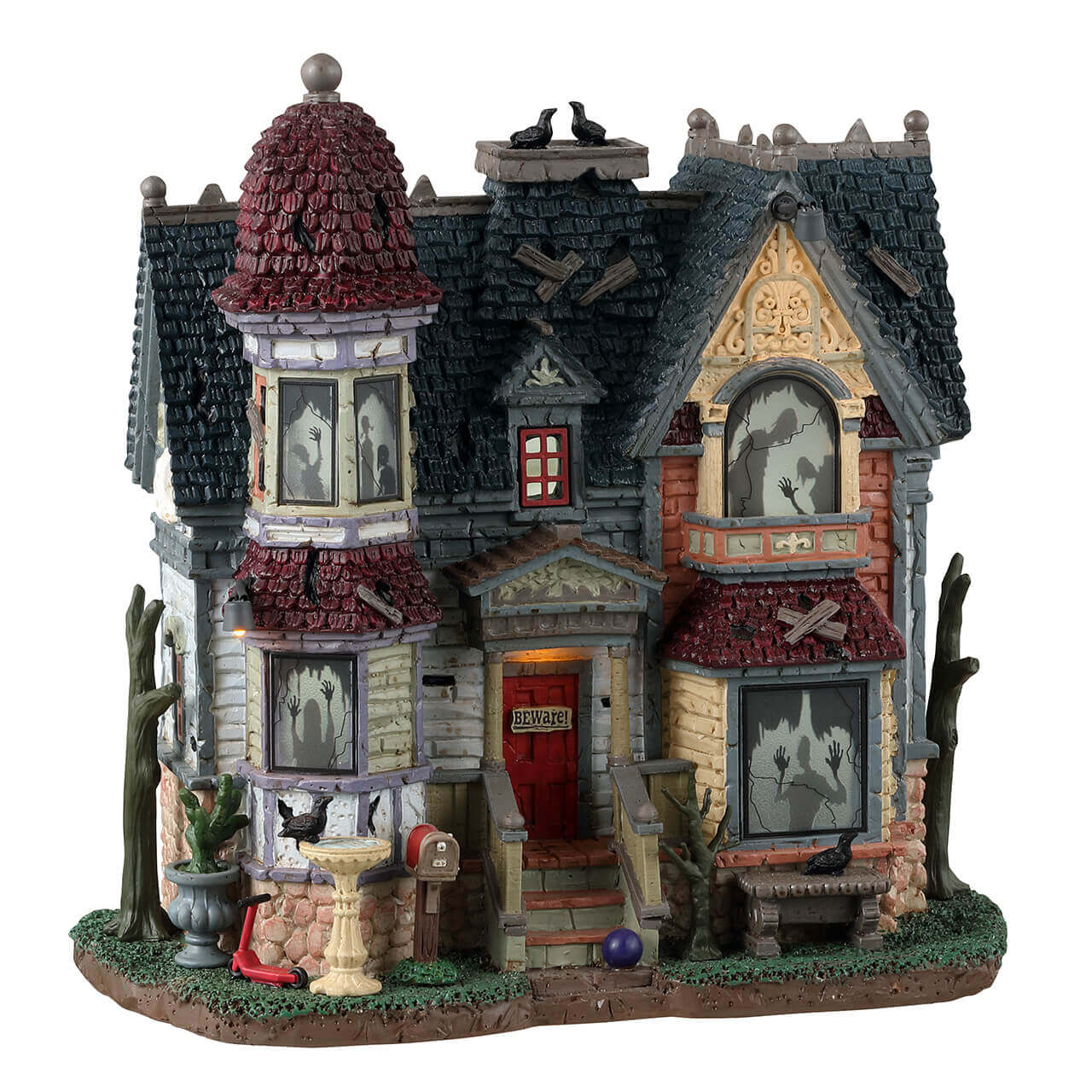 Lemax Spooky Town Lighted Buldings Lemax The House Of Shadows