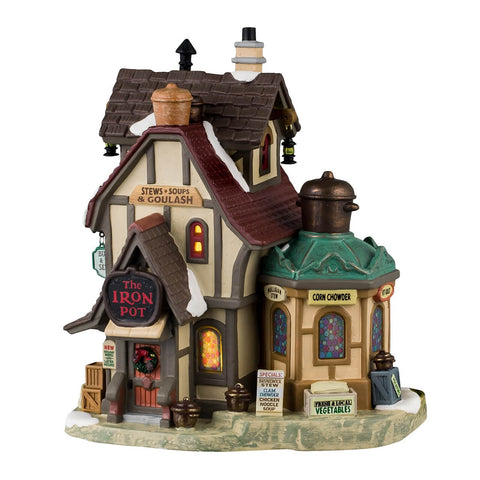 Lemax Caddington Village Lighted Buildings Lemax The Iron Pot