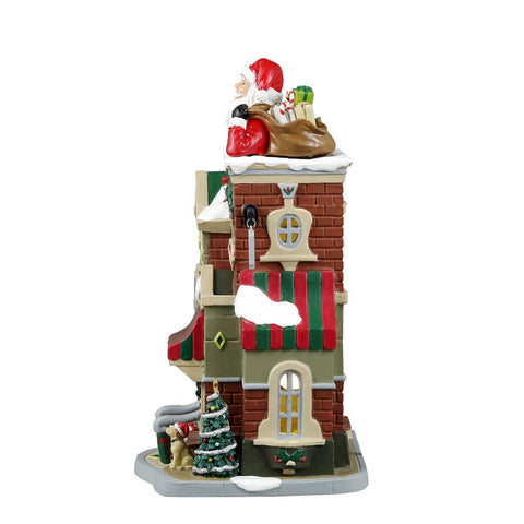 Lemax Caddington Village Lighted Buildings Lemax The Santa Shop