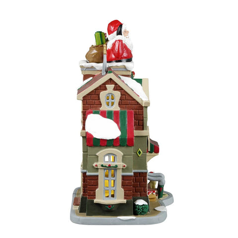 Lemax Caddington Village Lighted Buildings Lemax The Santa Shop