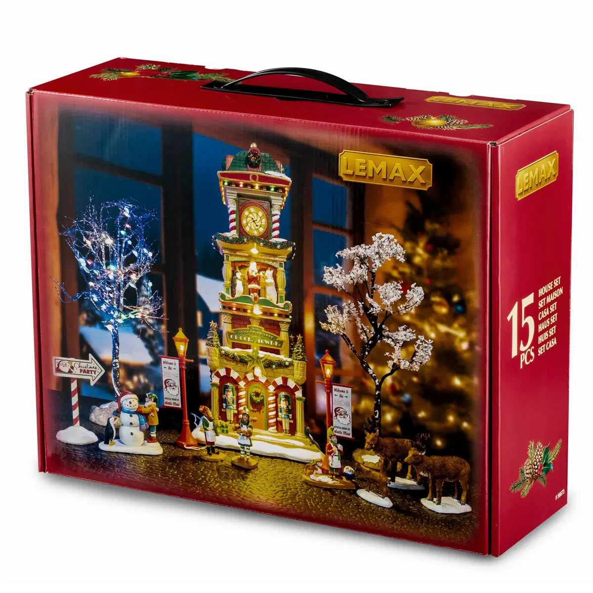 Lemax House Sets Lemax The Village Square Clock Tower Set