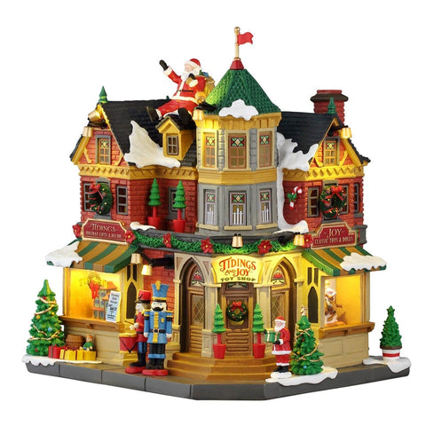 Lemax Caddington Village Lighted Buildings Lemax Tidings and Joy, B/o (4.5v)
