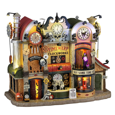 Lemax Spooky Town Sights & Sounds Lemax Timewarp Clockworks, with 4.5v Adaptor