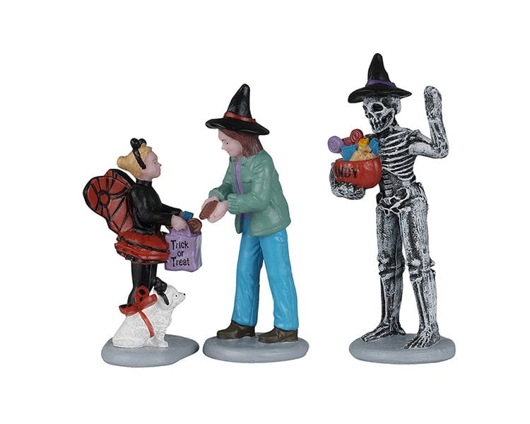 Lemax Spooky Town Figurines Lemax Trick Or Treat Night
