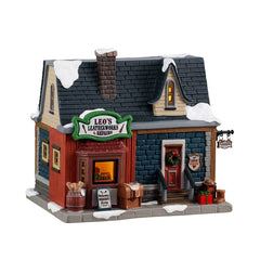 Lemax Vail Village Leo's Leatherworks & Repairs
