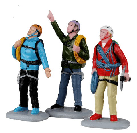 Lemax Vail Village Lighted Buildings Lemax Vertical Mountain Climbers Decoration