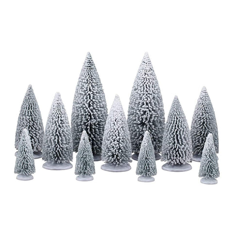 Lemax Trees Lemax White Pine Trees, Set of 11