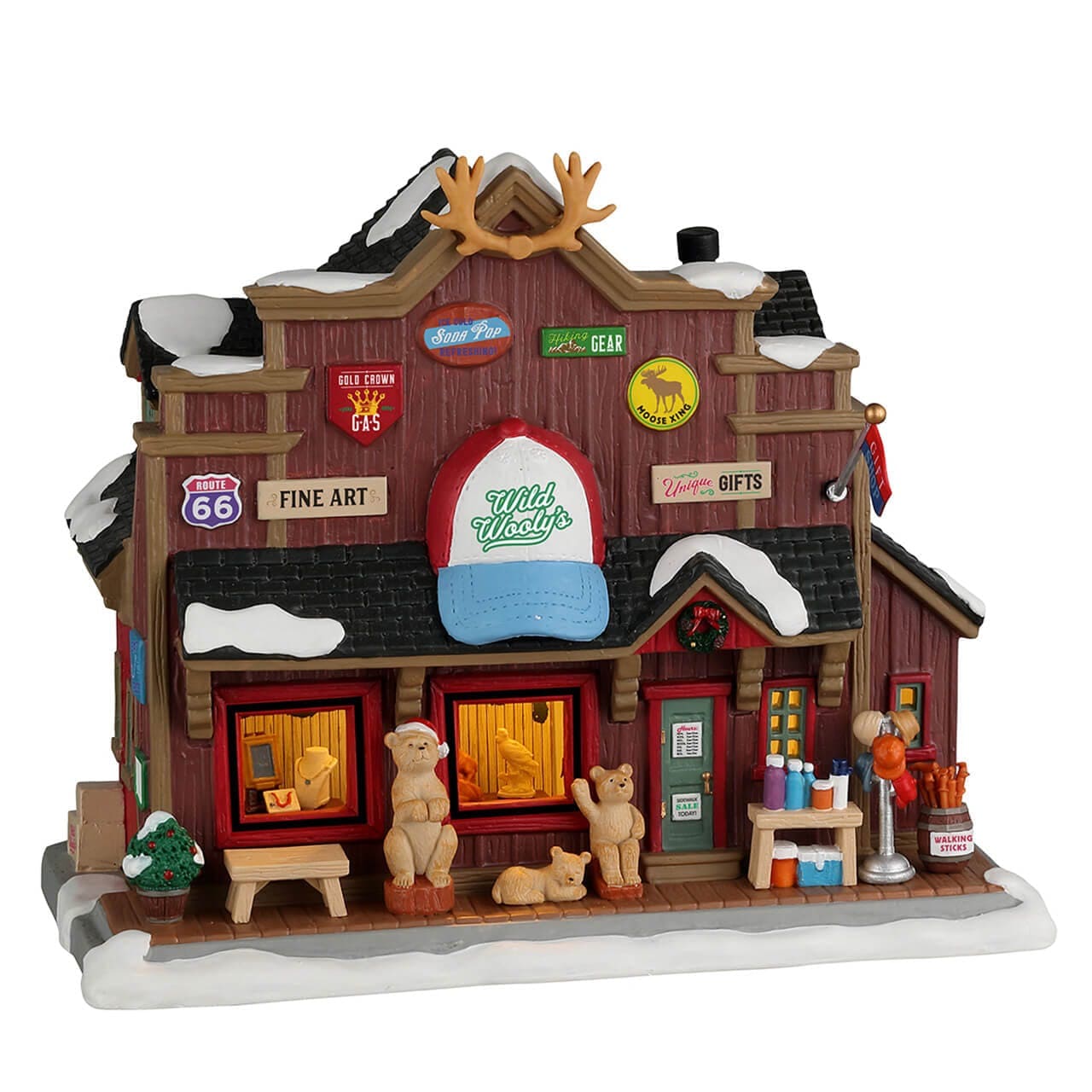 Trowell Garden Centre Lemax Wild Wooly's Gift Shop