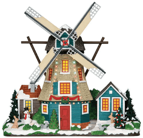 Lemax Christmas Lit Decor Lemax Windmill Decoration