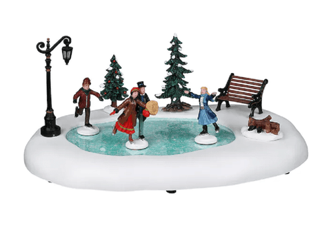 Lemax Caddington Village Lighted Buildings Lemax Winter Skating Decoration