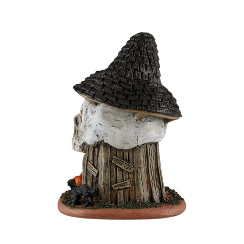 Lemax Spooky Town Table Accents Lemax Witch's Skull Hut, Ac Adaptable