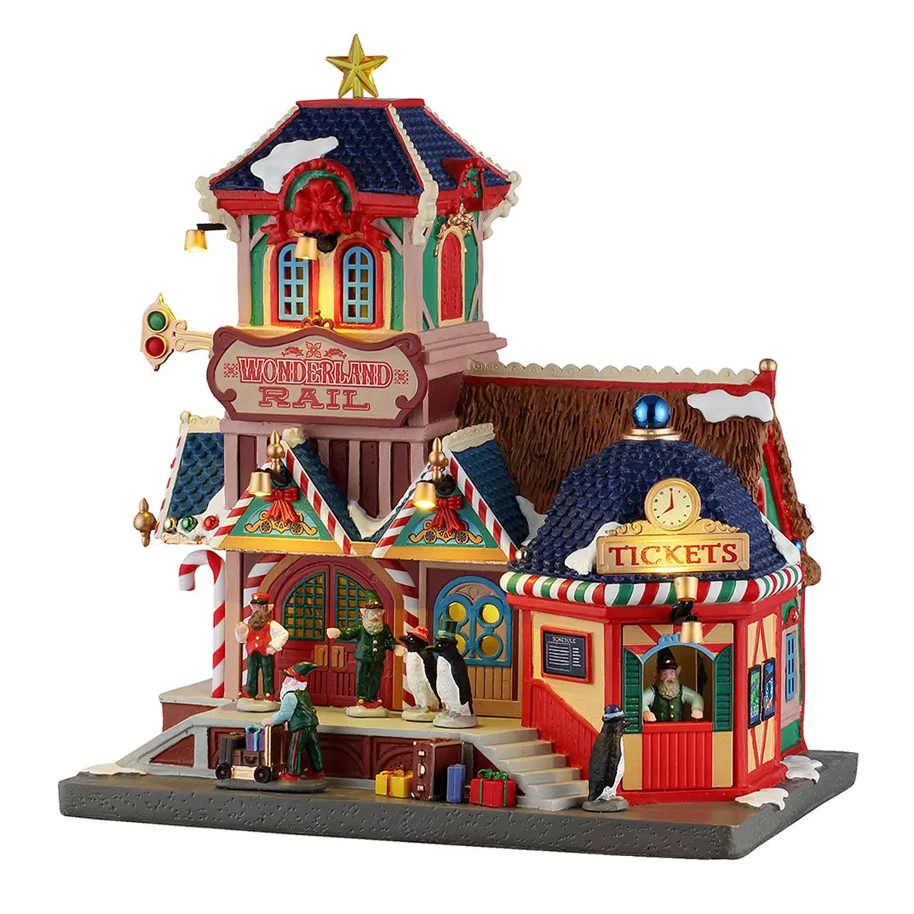 Lemax Santa's Wonderland Lighted Buldings Lemax Wonderland Rail