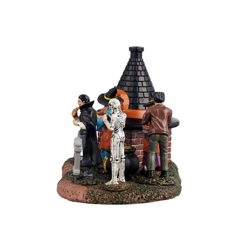Lemax Spooky Town Table Accents Lemax Zelda's Black Hat Pizzeria