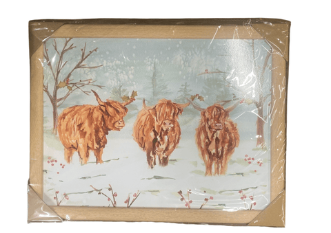 Lesser & Pavey Napkins Lesser & Pavey Highland Cow Lap Tray