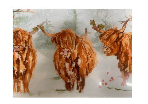 Lesser & Pavey Lap Tray Lesser & Pavey Highland Cow Tray Medium