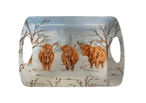 Lesser & Pavey Lap Tray Lesser & Pavey Highland Cow Tray Small