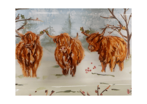 Lesser & Pavey Lap Tray Lesser & Pavey Highland Cow Tray Small