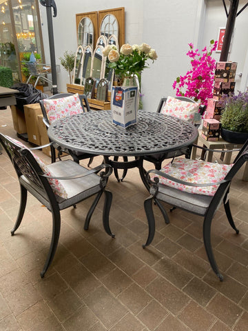 Mercer Ballygowan 4 Seater Dining Set Grey