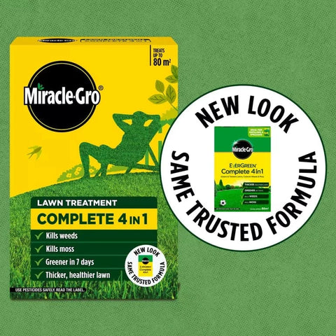 Miracle Gro Lawn Feed & Weed Miracle-Gro EverGreen Complete 4 in 1 80m2