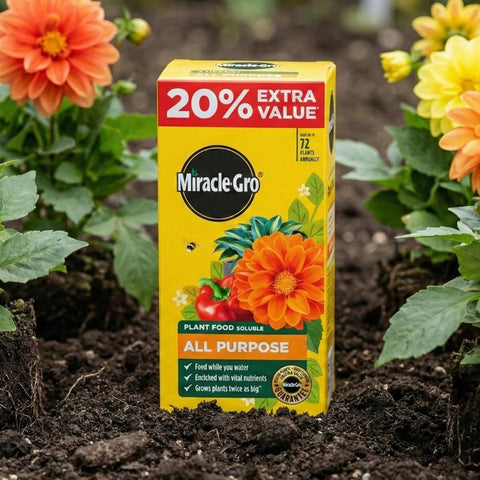Miracle Gro Plant Food Miracle-Gro Grow All Purpose Soluble Plant Food 1kg + 20% Extra