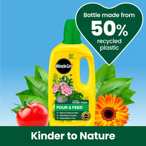 Miracle-Gro Pour & Feed Ready-to-Use Liquid Plant Food 1l