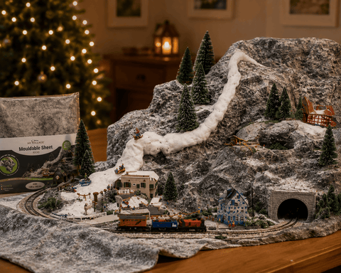 My Village Mouldable Sheets My Village Alpine Grey 100x60cm