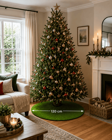 My Village Christmas Tree Skirts My Village Artificial Moss Fine D 120cm Tree Skirt