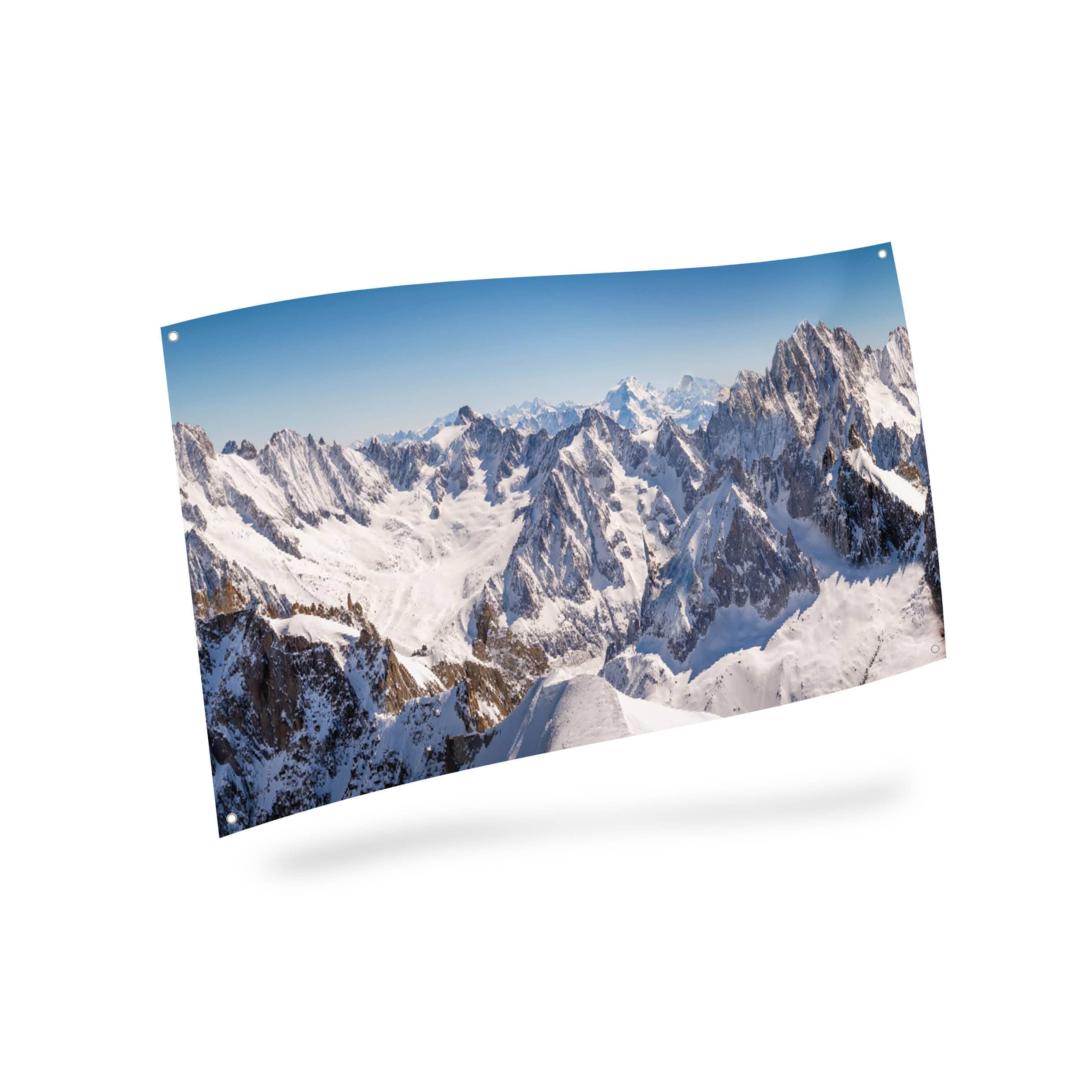 My Village Background My Village Background Cloth Mountain Peaks 300cm x 150cm