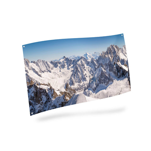 My Village Background My Village Background Cloth Mountain Peaks 300cm x 150cm