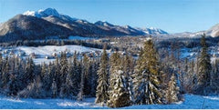 My Village Background My Village Background Cloth Winter Village 150 x 75cm